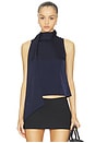 view 1 of 4 Ziva Top in Navy