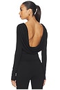 view 1 of 5 x Emma Leger Evelyn Drape Back Top in Black