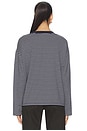 view 3 of 5 Lily Long Sleeve Top in Navy Stripe