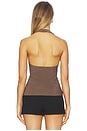 view 3 of 4 Hanna Halter Top in Mocha