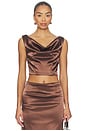 view 1 of 4 Mela Top in Brown