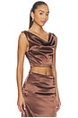 view 2 of 4 Mela Top in Brown