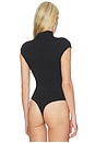 view 4 of 5 Annya Mock Neck Bodysuit in Black