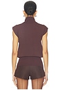 view 3 of 4 Elisha Turtleneck Top in Brown
