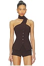 view 1 of 4 Courtney Top in Brown