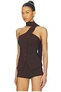 view 2 of 4 Courtney Top in Brown