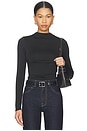 view 1 of 4 Calliope Mock Neck Top in Black