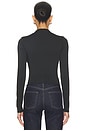 view 3 of 4 Calliope Mock Neck Top in Black