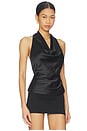 view 2 of 4 Peyton Drape Top in Black