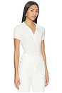 view 2 of 4 Terri Polo Top in White