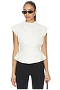 view 1 of 4 Ilana Cinched Top in Cream