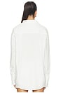 view 3 of 4 Greta Button Up Top in White