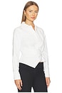view 2 of 5 Xandra Wrap Top in White