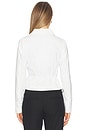 view 4 of 5 Xandra Wrap Top in White