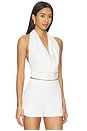 view 2 of 4 Calianna Halter Top in Ivory