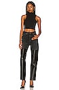 view 4 of 4 Shelby Mock Neck Top in Black