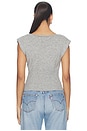 view 3 of 4 Medora Knit Top in Heather Grey