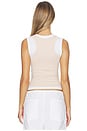 view 3 of 4 Kyle Layered Tank in Blush