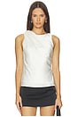 view 1 of 4 X Ivana Ramirez Laney Drape Top in Ivory