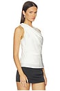 view 2 of 4 X Ivana Ramirez Laney Drape Top in Ivory