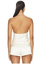 view 3 of 4 Maclennan Halter Top in Butter