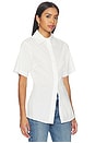 view 2 of 4 Joan Button Down Top in White