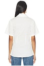 view 4 of 4 Joan Button Down Top in White