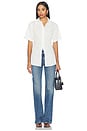 view 5 of 4 Joan Button Down Top in White