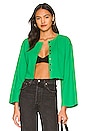 view 1 of 5 Mina Button Down Top in Green