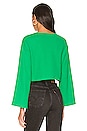 view 4 of 5 Mina Button Down Top in Green