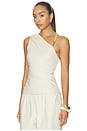 view 3 of 5 Simone Asymmetrical Top in Natural