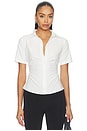 view 1 of 4 Maura Button Down Top in White