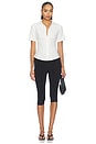 view 4 of 4 Maura Button Down Top in White