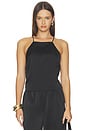 view 2 of 5 X Blake Evin Dean Low Back Top in Black