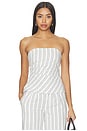 view 1 of 5 Rainey Top in Black & White Stripe