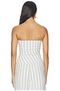 view 3 of 5 Rainey Top in Black & White Stripe