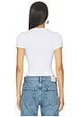 view 3 of 4 Abby Tee in White