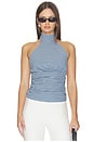 view 1 of 5 Sadie Halter Top in Navy Stripe