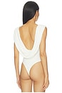 view 5 of 5 X Blake Evin Rian Drape Bodysuit in Ivory