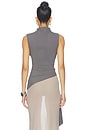 view 4 of 4 Marisol Drape Top in Slate