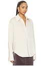 view 2 of 4 Emmaline Button Up Top in Champagne
