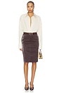 view 5 of 4 Emmaline Button Up Top in Champagne