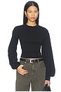 view 1 of 4 Bria Long Sleeve Top in Black