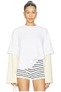 view 1 of 4 Analeah Top in White & Cream