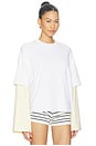 view 2 of 4 Analeah Top in White & Cream
