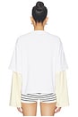 view 4 of 4 Analeah Top in White & Cream