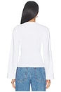 view 4 of 4 Riley Long Sleeve Top in White