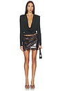 view 5 of 4 Emma Drape Front Top in Black
