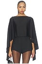 view 1 of 4 Tamaya Cape Top in Black