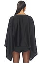 view 4 of 4 Tamaya Cape Top in Black